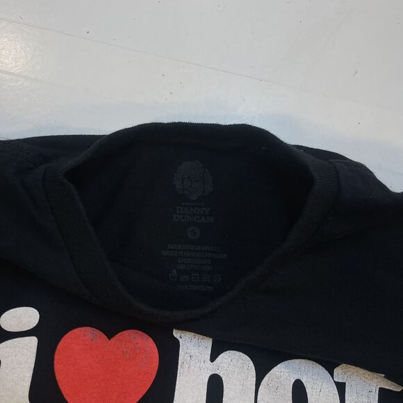 I LOVE HOT DADS funny TEE T SHIRT Sz Uni Sex S Danny Duncan Skate heart - Picture 3 of 4